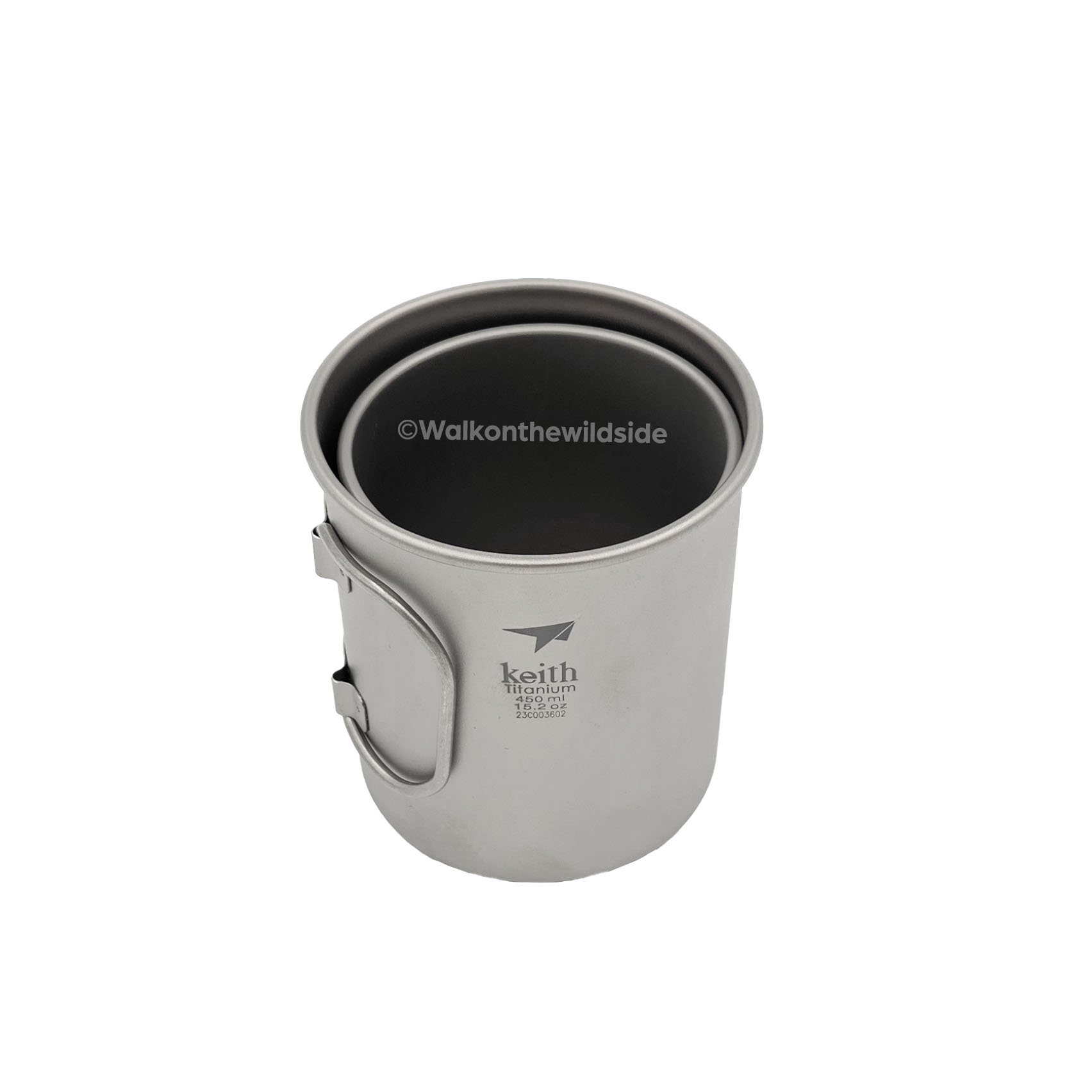Keith Titanium 450 ml Tasse mit 300 ml Tasse darin